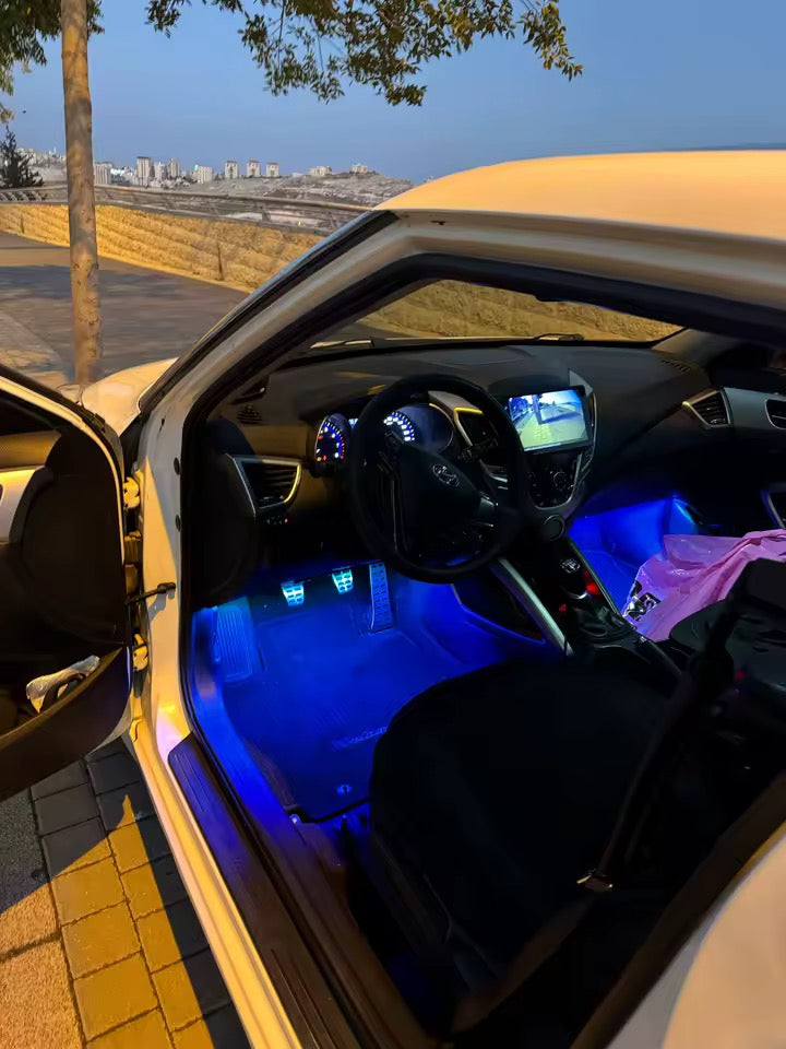 DriveLux™ RGB Car Ambient Lighting Kit – App Controlled LED Interior Lights